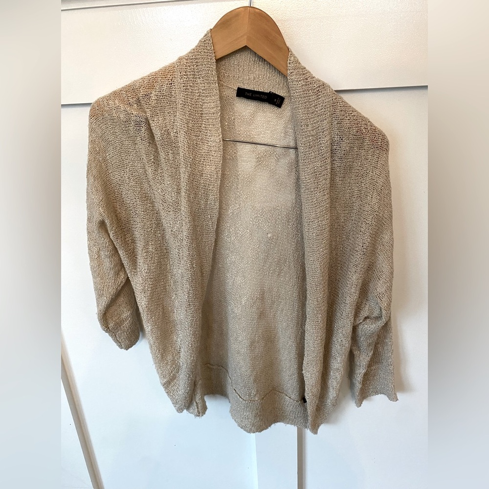 The Limited tan cardigan - Small
